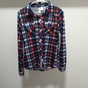 Bella D button up,size Medium,multi color